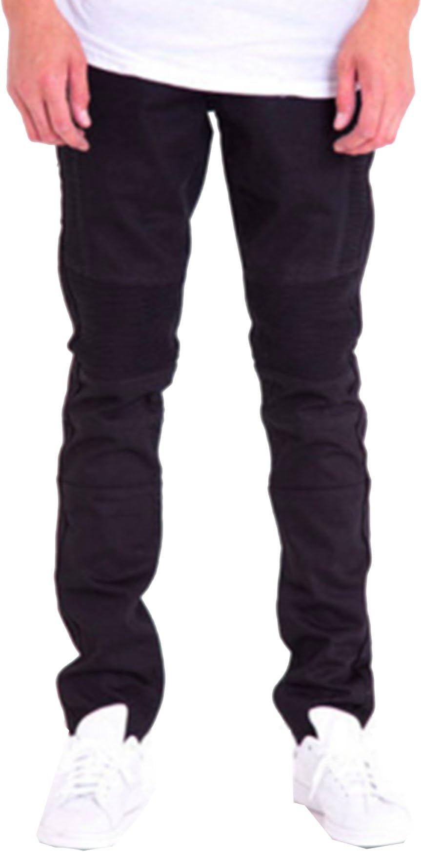 Crysp Jordan Biker Denim Jeans In Black Size 28