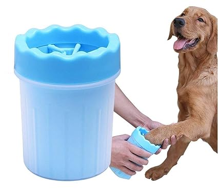 PetSutra Pet Paw Cleaner with Soft Silicone Bristles (Color May Vary)