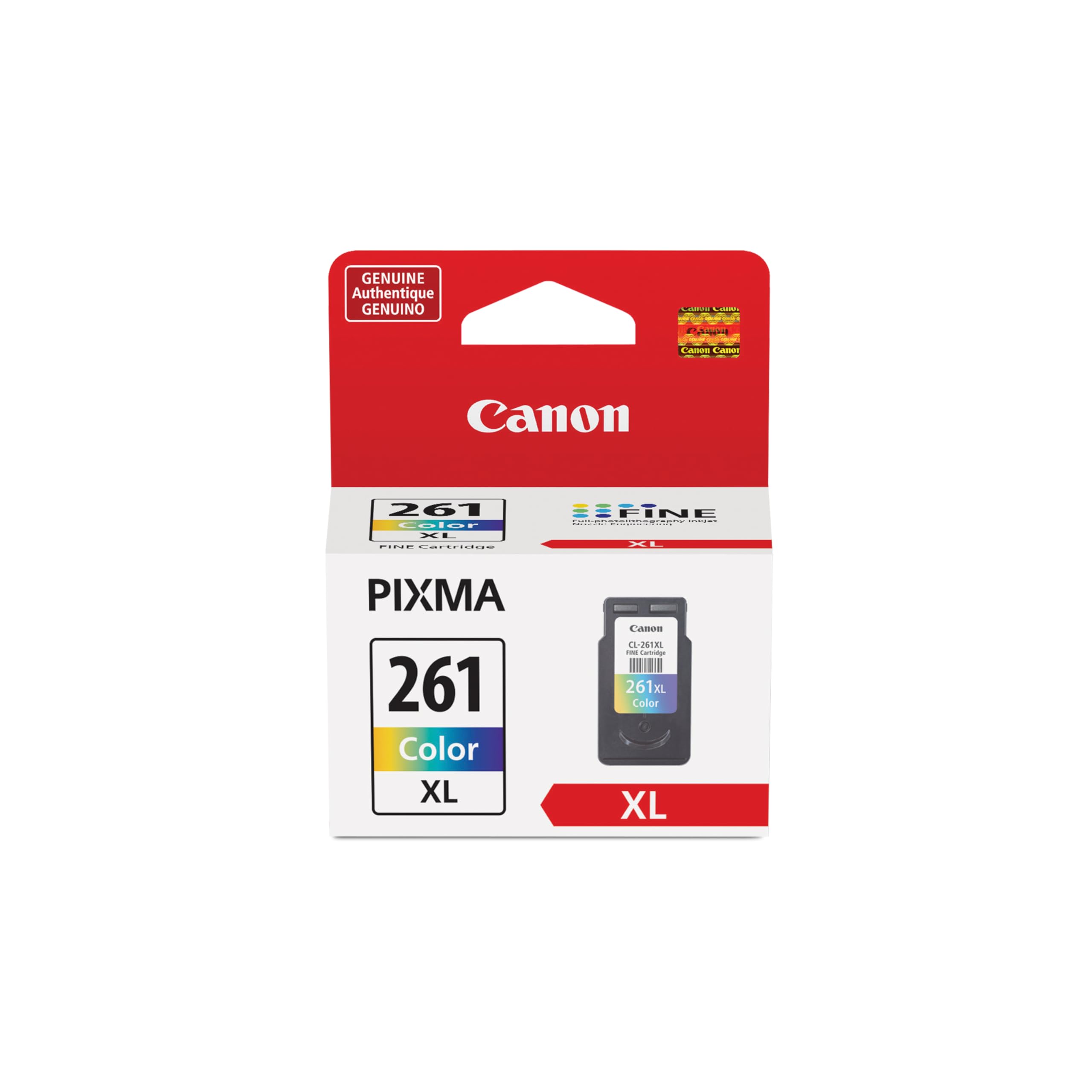 CanonCL-261 XL Genuine Color Ink Cartridge, Compatible with TS5320/6420/6420a,TR7020/7020a