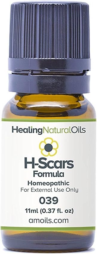 H-Scar Formula 11ml, Scar Removal Alternative, Natural Ingredients, Scar Healer, Remover, Keloid Cream, Hypertrophic, acne scars, repair and restore your skin Naturally by Healing Natural Oils