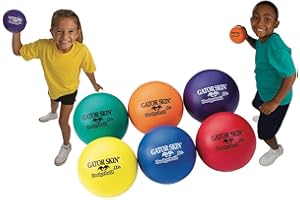 S&S Worldwide UA011-6C Gator Skin 5" Dodge Ball Junior (Pack of 6)