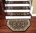 Dean Premium Carpet Stair Treads - Classic Keshan Ebony 31