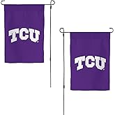 Desert Cactus Texas Christian University TCU Garden Flag – 19 x 12 inch TCU Horned Frogs Banner, For Outdoor Display and Events (Design F)