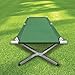 Milestone Aluminum Camp Bed with Carry Bag, Green