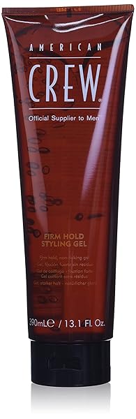 AMERICAN CREW MEN’S HAIR GEL, FIRM HOLD, NON-FLAKING...