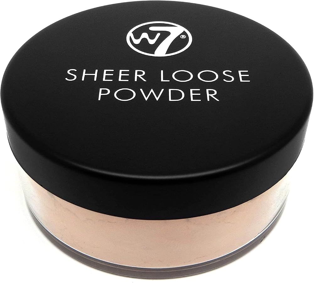 W7 Sheer Loose Face Powder Ultra-Fine Setting Powder Honey Brand New