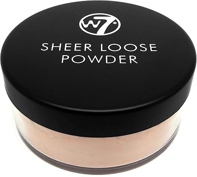 W7 Sheer Loose Face Powder Ultra-Fine Setting Powder Honey Brand New