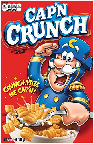 Cap'n Crunch Breakfast Cereal, Original, 14oz Boxes (4 Pack) - //coolthings.us