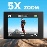AKASO EK7000 Pro 4K Action Camera Bundle Floating Grip 2 Batts Case view 6