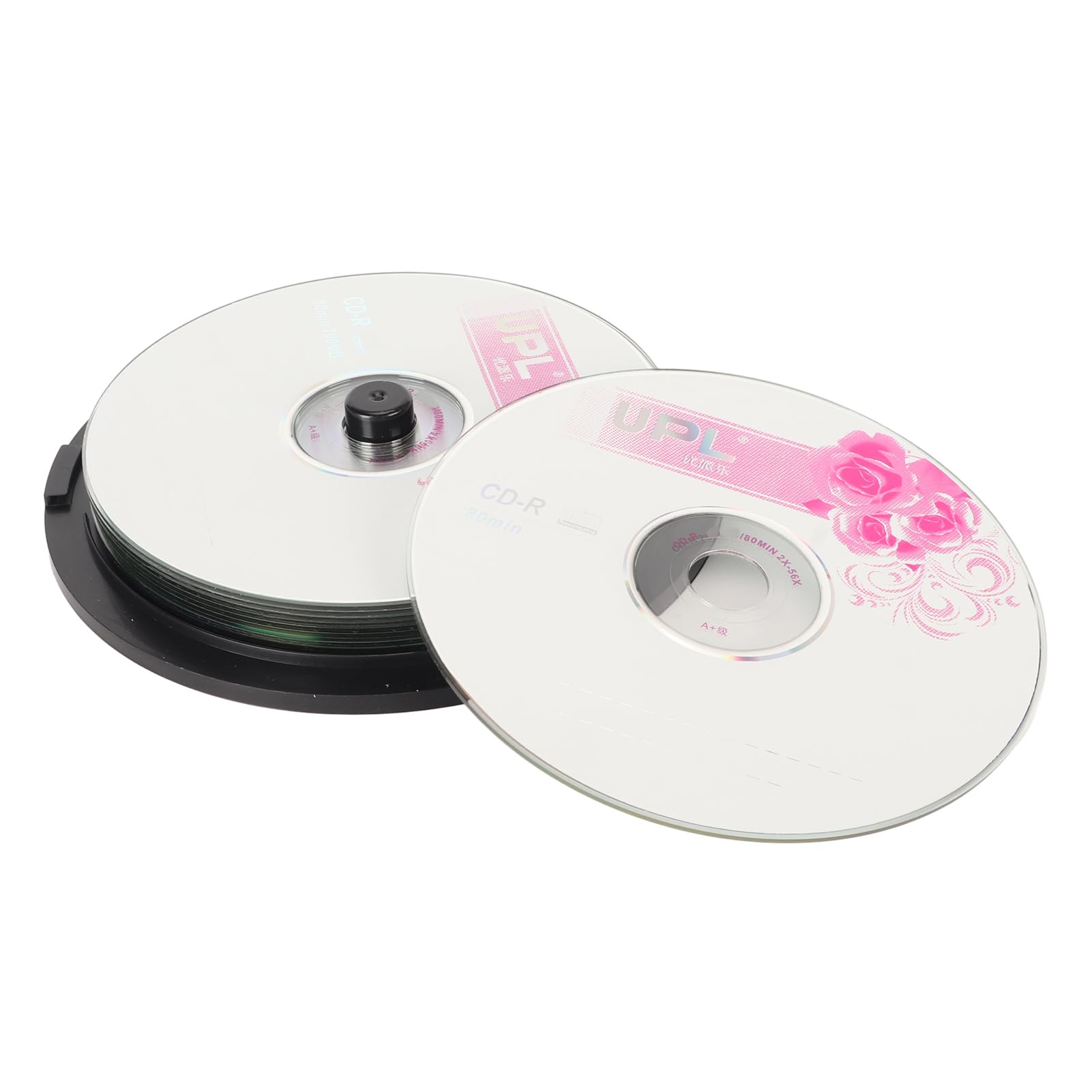 CD-R Blank Discs, 730MB 52X Recordable Disc, Blank CDs for Burning Music Storing Digital Images Data (10PCS)