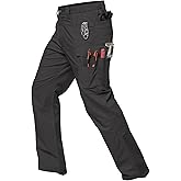 MANSDOUR Men's Ripstop Stretch Work Pants Lightweight Water Resistant Flex Cargo Pants Regular Fit EDC Utility Tactical Pants