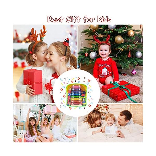 HapeeFun-26pcs-Toddler-Musical-Instruments-Set-Percussion-Instrument-Toys-Toddler-Musical-Toys-Set-Rhythm-Band-Set-Birthday-Gift-for-Toddlers-Kids-Preschool-Children-with-Storage-Bag HapeeFun Toddler Musical Instruments, 22pcs Percussion Toy Rhythm Band Set Toddlers Toys Xylophone Glockenspiel Toy for…