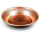 Amitofo 4.5”Copper Decorative Bowl Hand-Hammered by Tibet for Sauces Plate, Dips Tray Smudging Bowl, Offering Bowl, Incense Burner Holder, Ash Catcher,Jewelry Dish