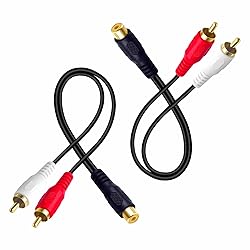 VCELINK RCA Splitter 1 Female to 2 Male