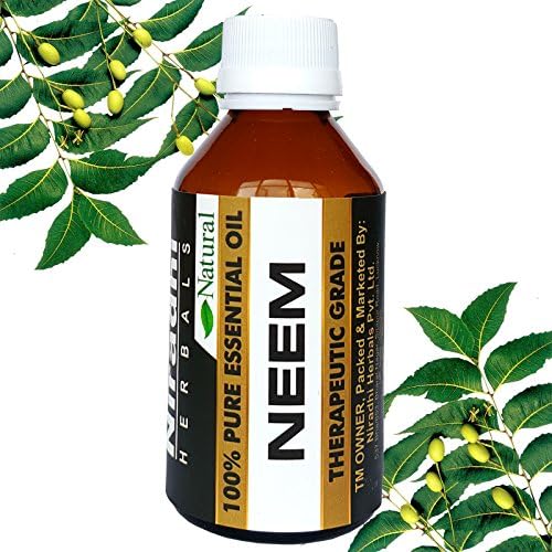 Neem Oil from Niradhi Herbals : Best Therapeutic Grade Essential Oil-120 ml/4.1 FL OZ High Azadirachtin content - For Skin Care, Hair Care, Indoor and Outdoor Plant Spray - Plant Care, Pet care