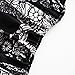 SDIII 3PC Black and Cream Skull Bedding Microfiber King Skeleton Duvet Cover Set
