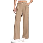 NUMYEAN Girls Dress Pants Wide Leg Uniform Pants for Girls Preppy Clothes Size 7-14 Years