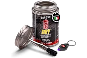 Errecom 1000 Miglia BKR 3101-4 fl oz (120 mL) Can, Dry Lube Bike Chain, for Dry and Dusty Weather Conditions, Brush Included