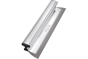 Skimming Blade, Firecore 24 Inch Drywall Tools Aluminum Housings, Stainless Steel Skim Coating Blade Knockdown Texture Knife,