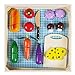 Wooden Cutting Board Toys, Kitchen Toys Cutting Vegetables Set with Knife and Cutting Board (21 pcs)