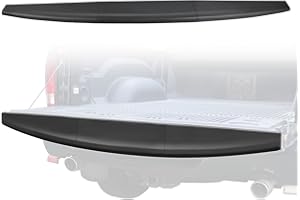 LUXEMOTO Combined Tailgate Cap Spoiler Molding Cover for Dodge Ram 1500 2009-2019, 3PCS Rear Tail Gate Center Flex Step Top Trime Protector for Dodge Ram 2500 3500 2010-2018 Accessories