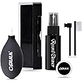 Vinyl Record Cleaning Kit - OPULA 6PCS Vinyl Records Cleaner Kit for Records Albums - Soft Velvet Record Brush, Air Blower, Stylus Gel, Cleaning Liquid, Stylus Brush, Brush for Velvet