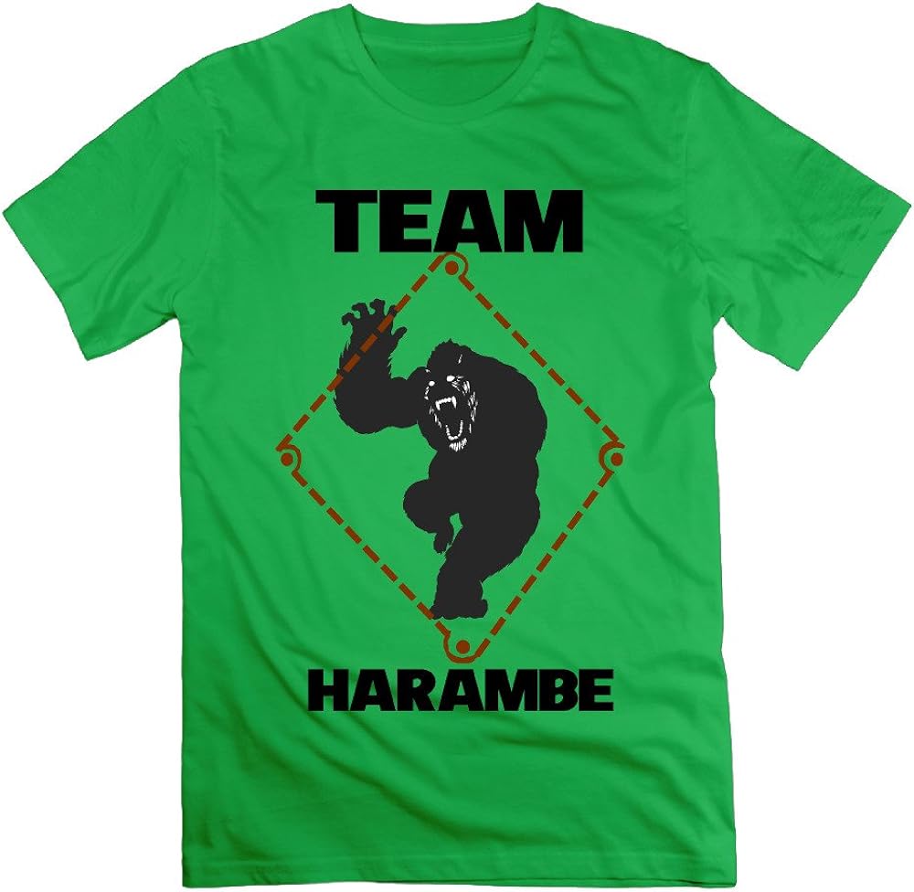 Amazon.com: Team Harambe ForestGreen Men's Sport Shirt for Men Size 3X (6612234130220): Books