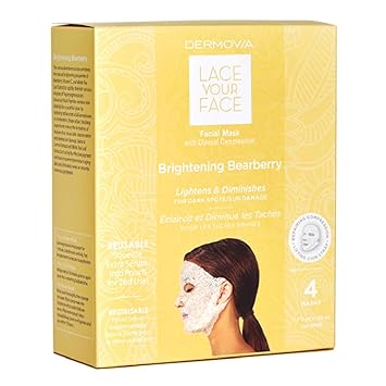 Download Amazon Com Lace Your Face Patented Compression Facial Mask As Seen On Shark Tank Reusable Biodegradable Cotton Anti Aging Skin Care Brightening Bearberry 4 Pack Beauty PSD Mockup Templates