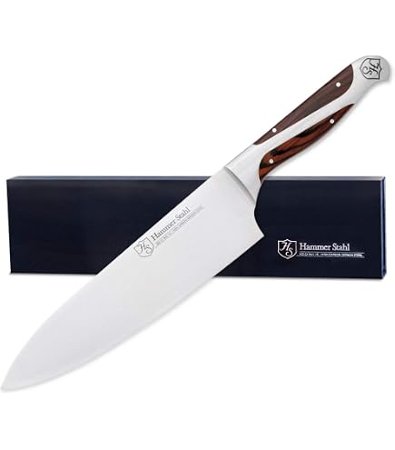 Amazon.com: Hammer Stahl 8 Inch Serrated Bread Knife | High Carbon