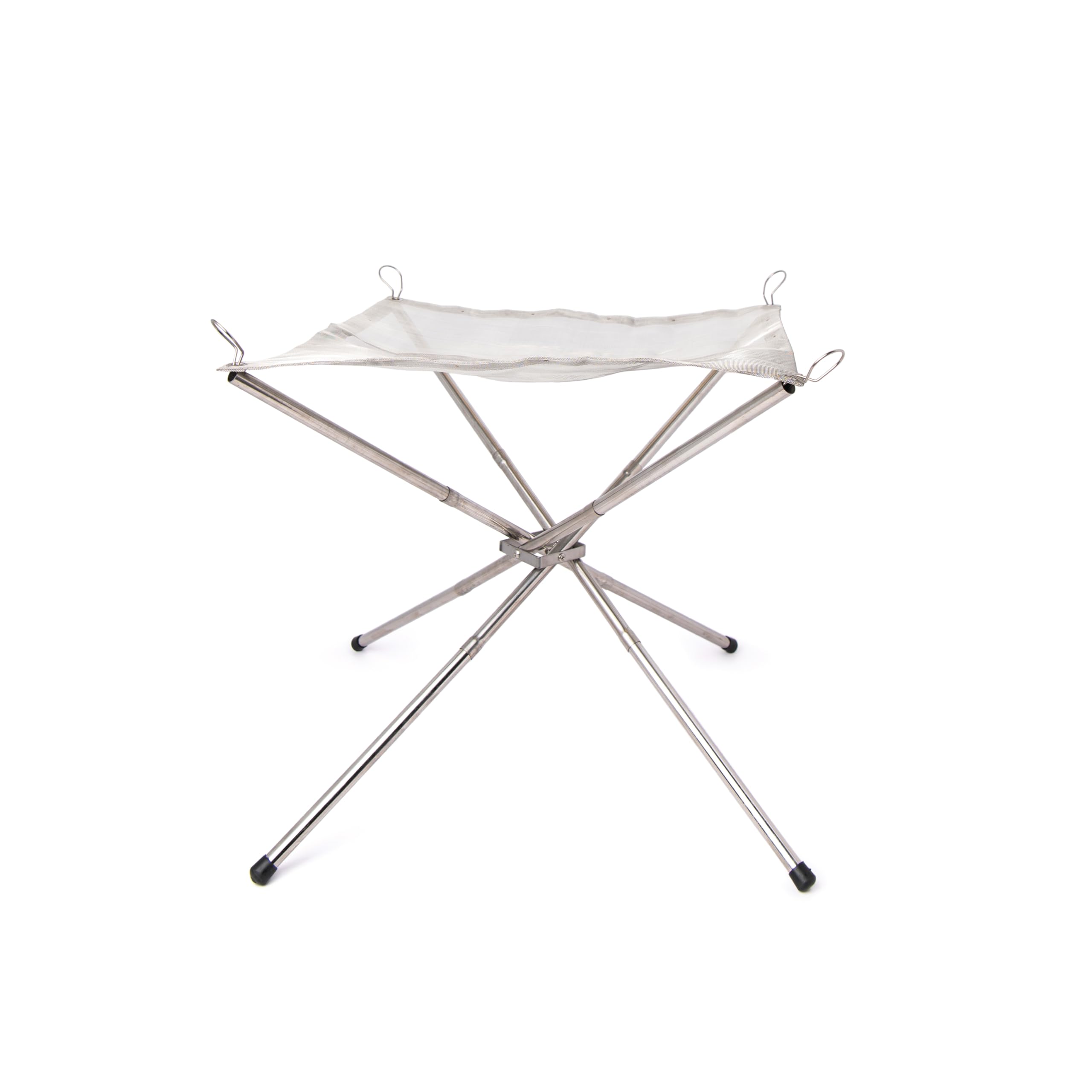 Gentlemen's Hardware Collapsible Fire Pit Portable Fire Pit For Camping, Steel