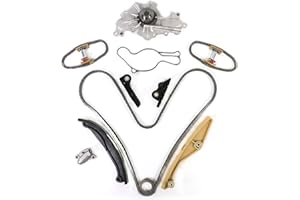 Autodevil Engine Timing Chain Kit Water Pump Fit for Ford Flex Taurus Edge/Explorer/Police 2011-2019 3.5L 3.7L for MKS MKX MKZ 2001-2006 3.7L Replace AT4Z-6268-A