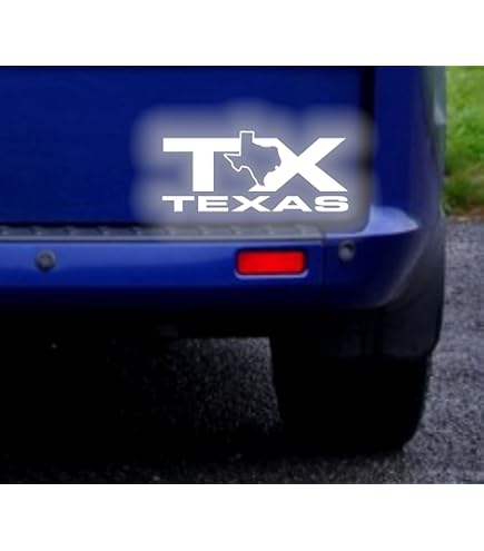 Adhesivo De Texas | Calcomanía De Vinilo Con Forma Del Estado De Texas Para Ventana De Auto, Camión, Segura En Pintura De Vehículos (9 X 9 Pulgadas, Azul