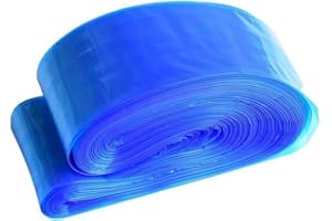 VILLCASE 100pcs Blue Disposable Tattoo Clip Cord Sleeves Machine Covers with Storage Bag for Professional