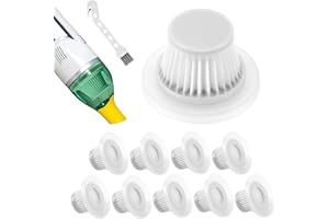 NETEZZA 10 Pack duck vacuum filters fit for Duck Vacuum Cleaner As Seen on TV - High Efficiency Filters for duck vacuum cleaner，Washable & Reusable