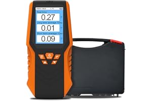 Digital Radon Detector, Radon Tester with LCD Display, Short & Long Term Radon Monitoring, Real-time Monitoring, Bq/m3 & pCi/
