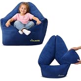 TED KANGAROO CloudNest Sensory Chair for Kids – ExtraPlush Foam Sensory Triangle Chair, Shredded Foam Fill for Children