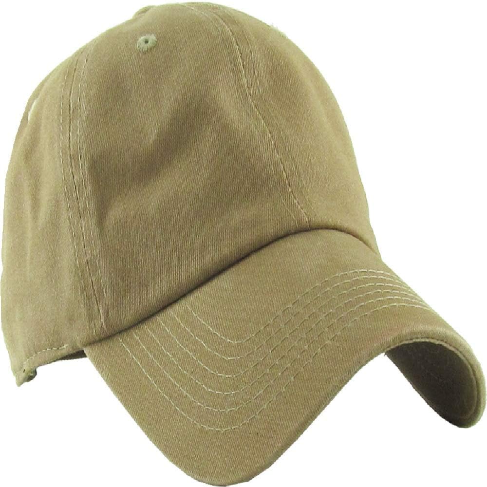 plain tan baseball cap