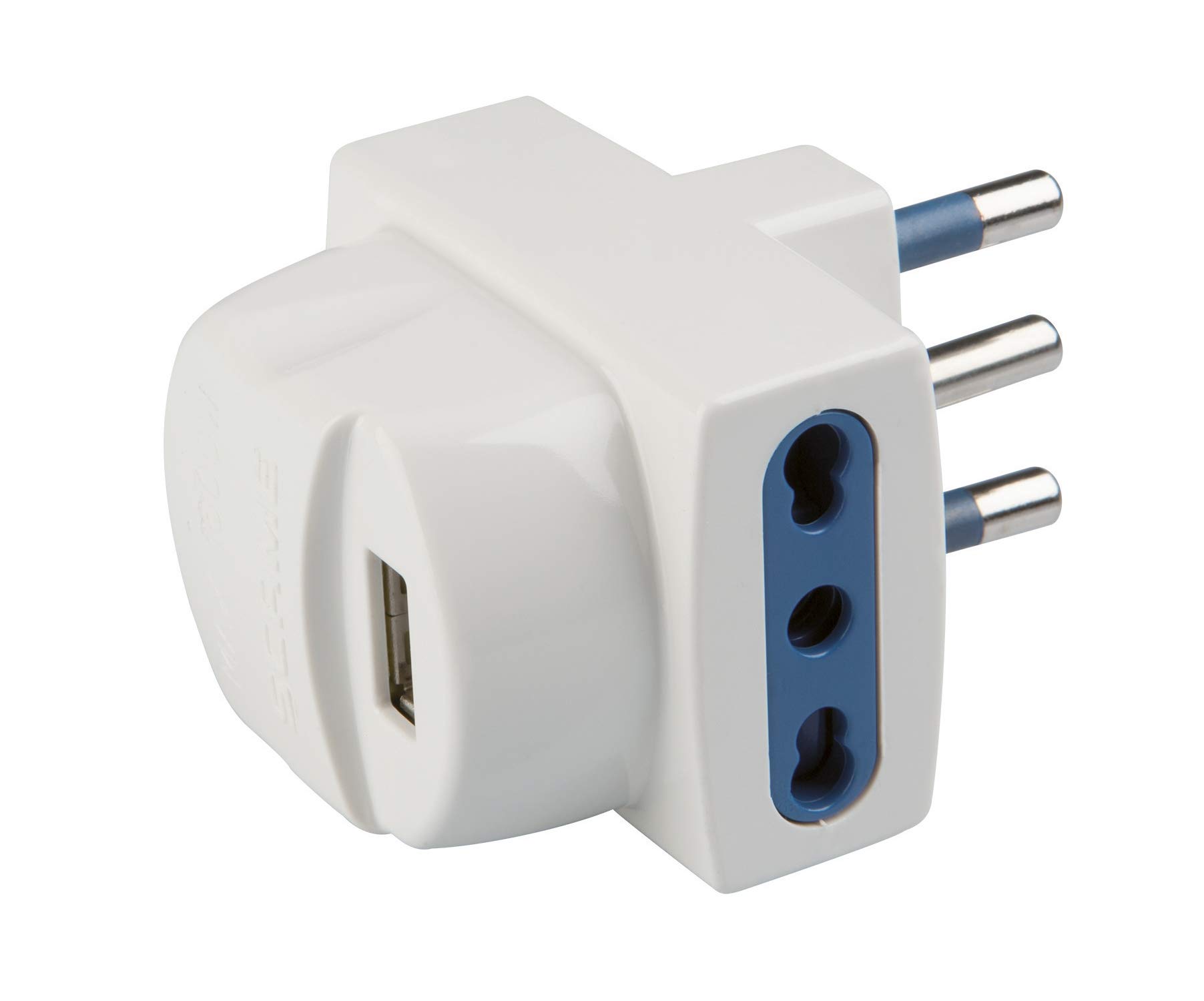 CasaCasalinghi - Adattatore Compatto 16A Con Alimentatore Usb