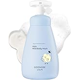 GOONGBE Kids Body Wash – Tear-Free Tested Gentle Pump Foam for Sensitive Skin – Low pH Hydrating Cleanser with Ceramide, Panthenol & Amino Acids – Allergen-Free Scent – Korean K-Beauty, 10.1 fl oz