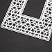 Whitelotous Cutting Dies Stencil Metal Mould for DIY Scrapbook Album Paper Card (Window)