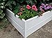 Handy Bed 3 x 4 Stack-able, White, Vinyl, Raised Garden Bedthumb 3