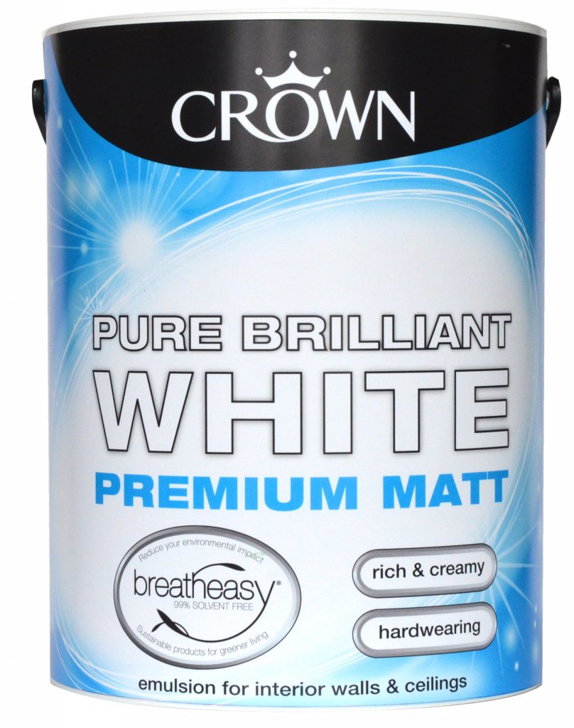 Crown Breatheasy Pure Brilliant Matt Emulsion