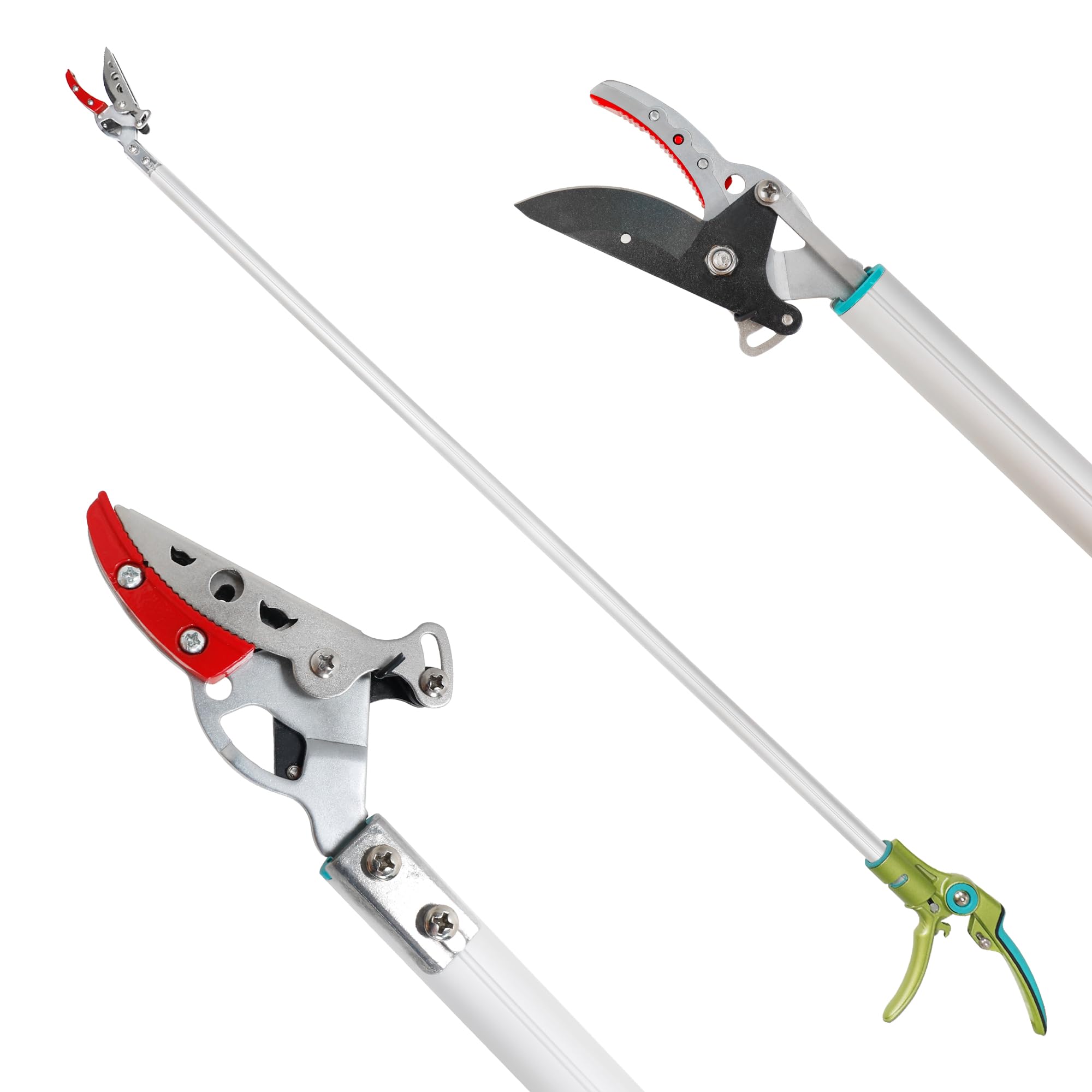 FLORA GUARD 80cm Tree Pruner, Tree loppers Long Reach - Lightweight & Strong, Ideal for Removing High Branches and Fruit Picking