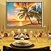 Mobicus 5D DIY Diamond Painting,by Number Kits Crafts & Sewing Cross Stitch，Wall Stickers for Living Room Decoration,Sea View(35X45CM/14X18inch)