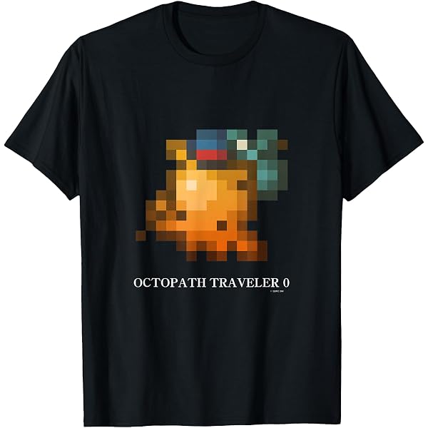 OCTOPATH TRAVELER Blu-ray Tシャツ Amazon.com: OCTOPATH Traveler 0 - Key Visual T-Shirt : Clothing