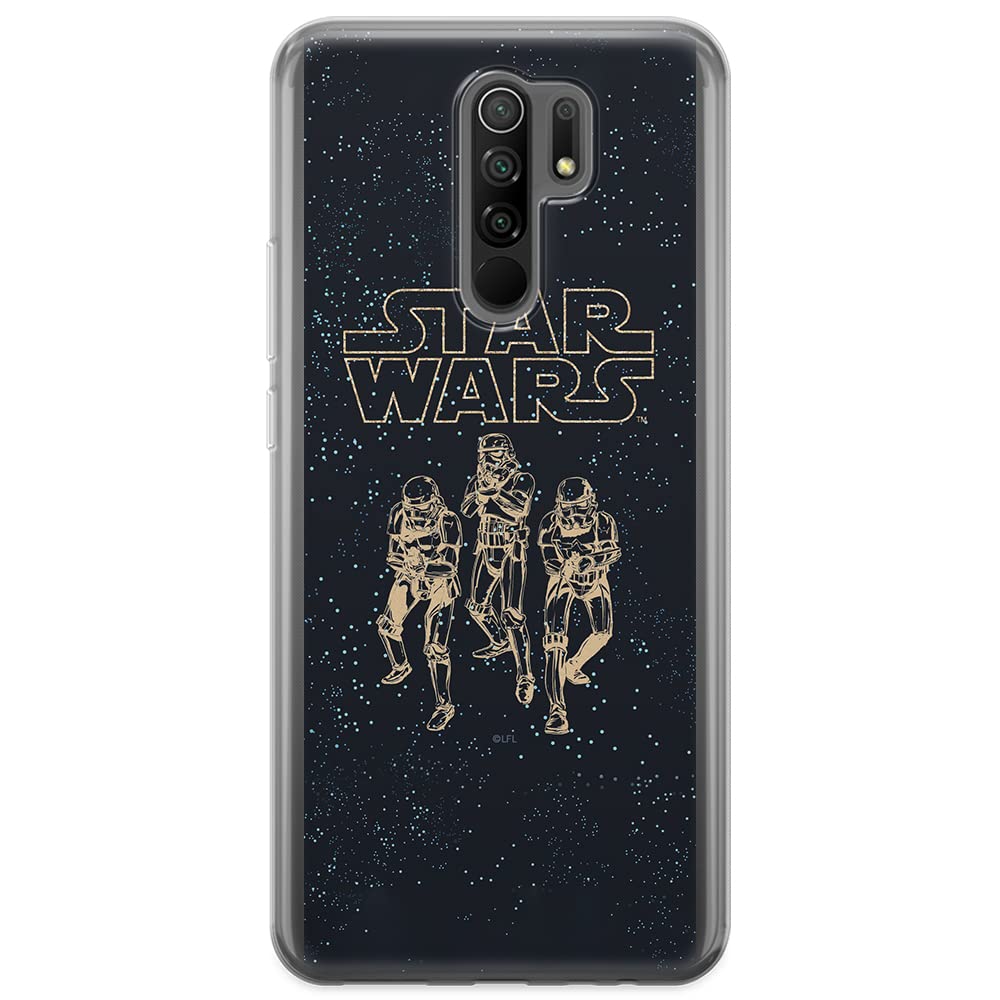 ERT GROUP mobile phone case for Xiaomi REDMI 9 original and officially Licensed Star Wars pattern 005 optimally adapted to the shape of the mobile phone, case made of TPU