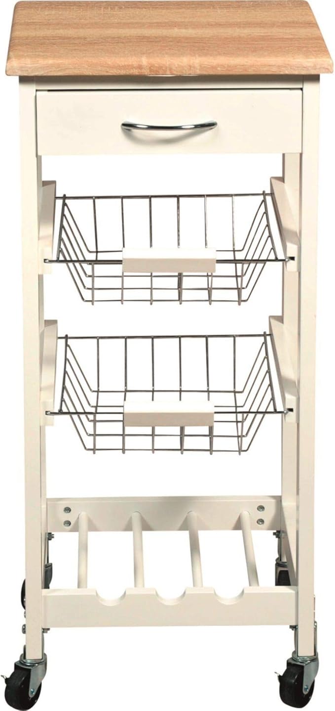 Kitchenclub Kitchen Trolley Side Trolley Kitchen Trolley Serving Trolley Amazon De Kuche Haushalt