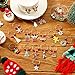 Wine Glass Charms Cute Wine Glass Tags Christmas Themed Wine Glass Markers for Christmas Party Favors Supplies (Style A, 24 Pieces)