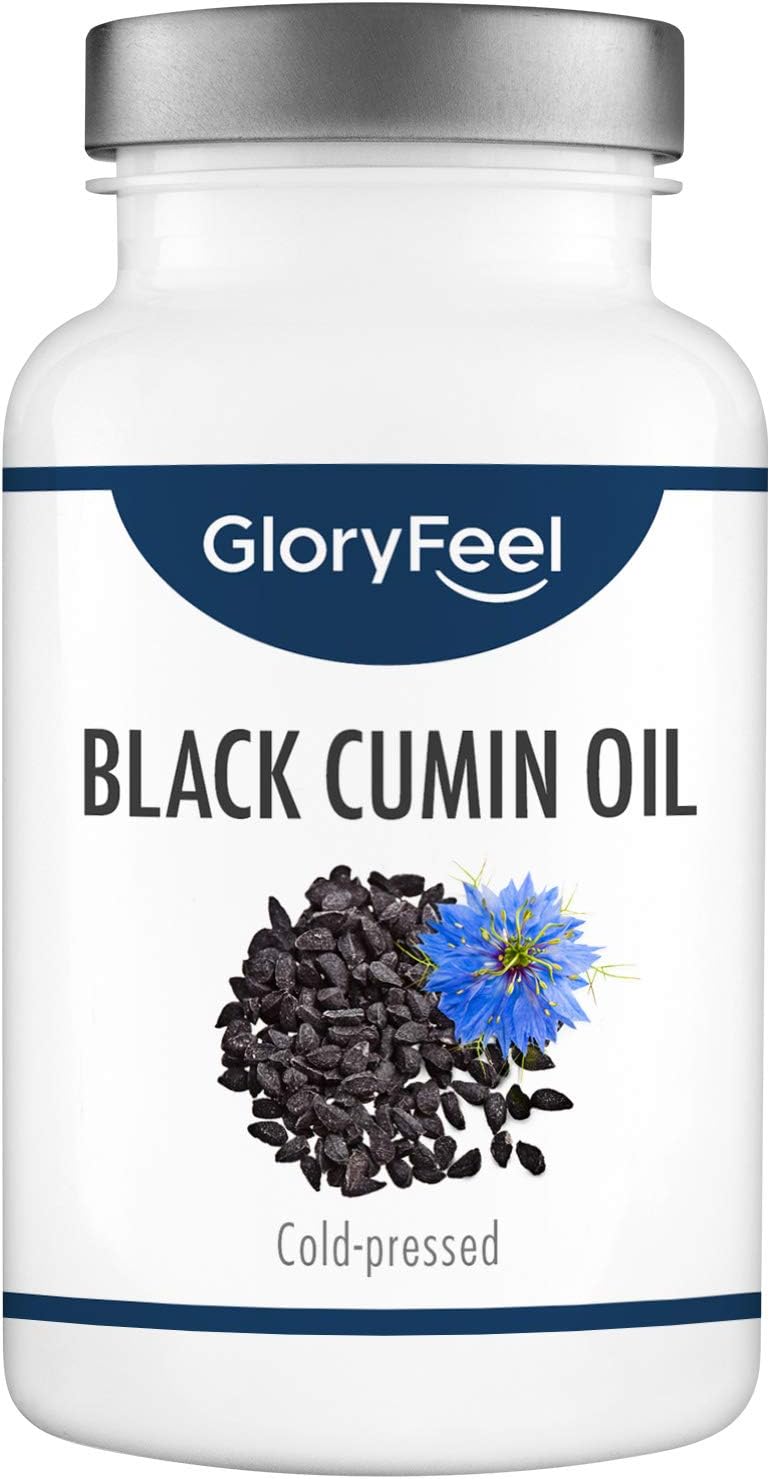 GloryFeel® Black Cumin Oil in Capsules 1000mg High Dosage 420 Cold