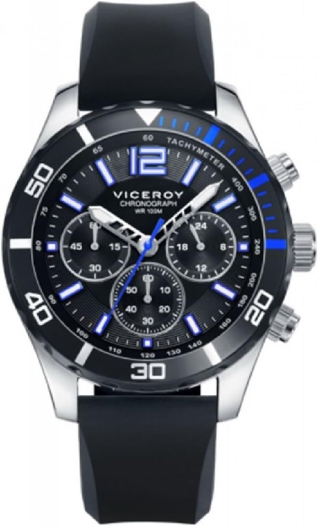 Watch Viceroy 401023-55 Silicone Chronograph Black Man